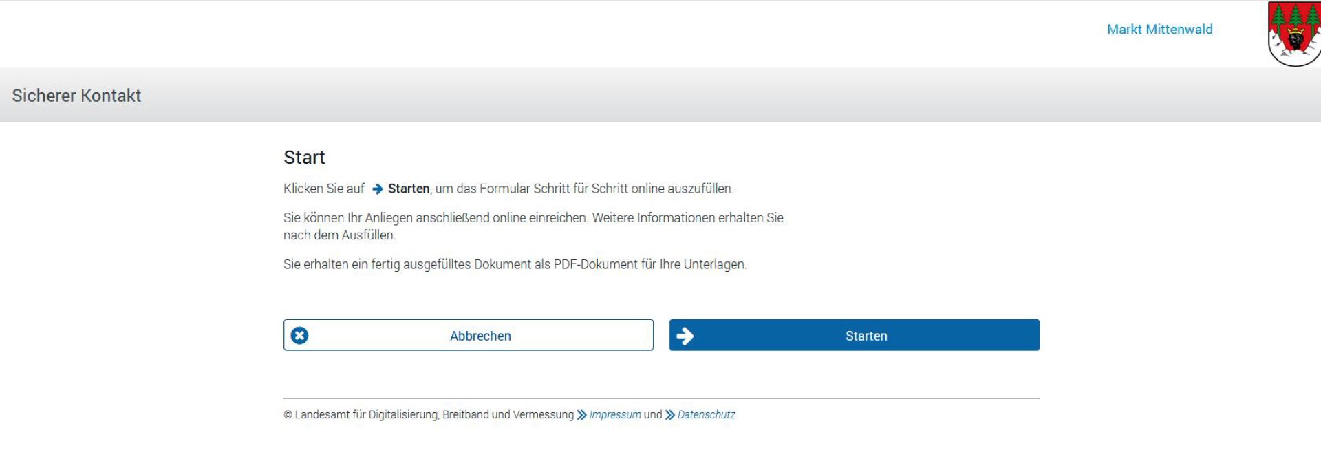 Sichere Kommunikation, © Markt Mittenwald Sichere Kommunikation, © Markt Mittenwald